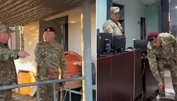 Жаңа қорғаныс министрі әскери бөлімдерді ескертусіз, аяқ астынан тексере бастады