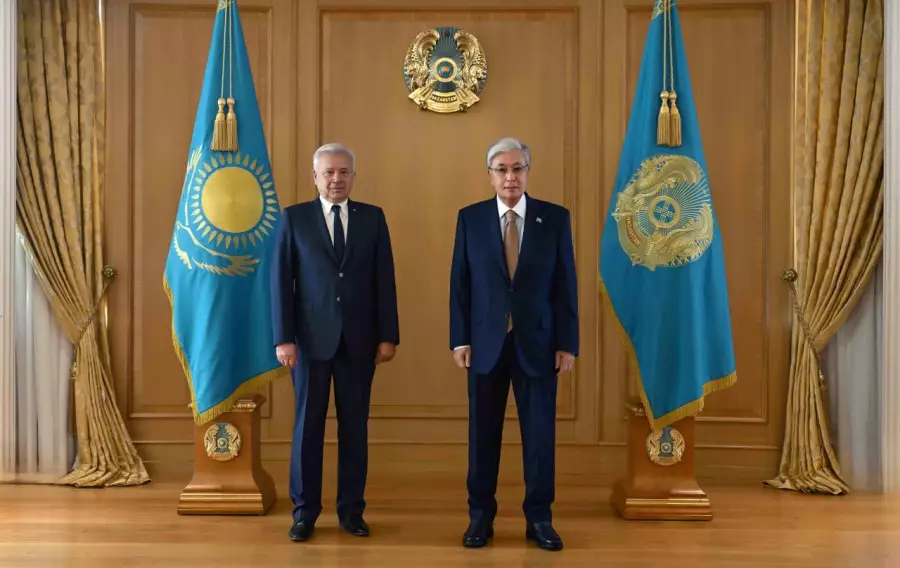 Президент “Лукойл“ компаниясының негізін қалаушыны қабылдады