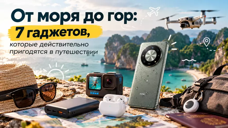 От моря до гор: 7 гаджетов, которые действительно пригодятся в путешествии