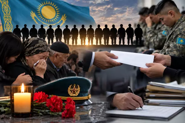 Қаза тапқан 14 әскери қызметшінің отбасына қаржылай көмек көрсетілді