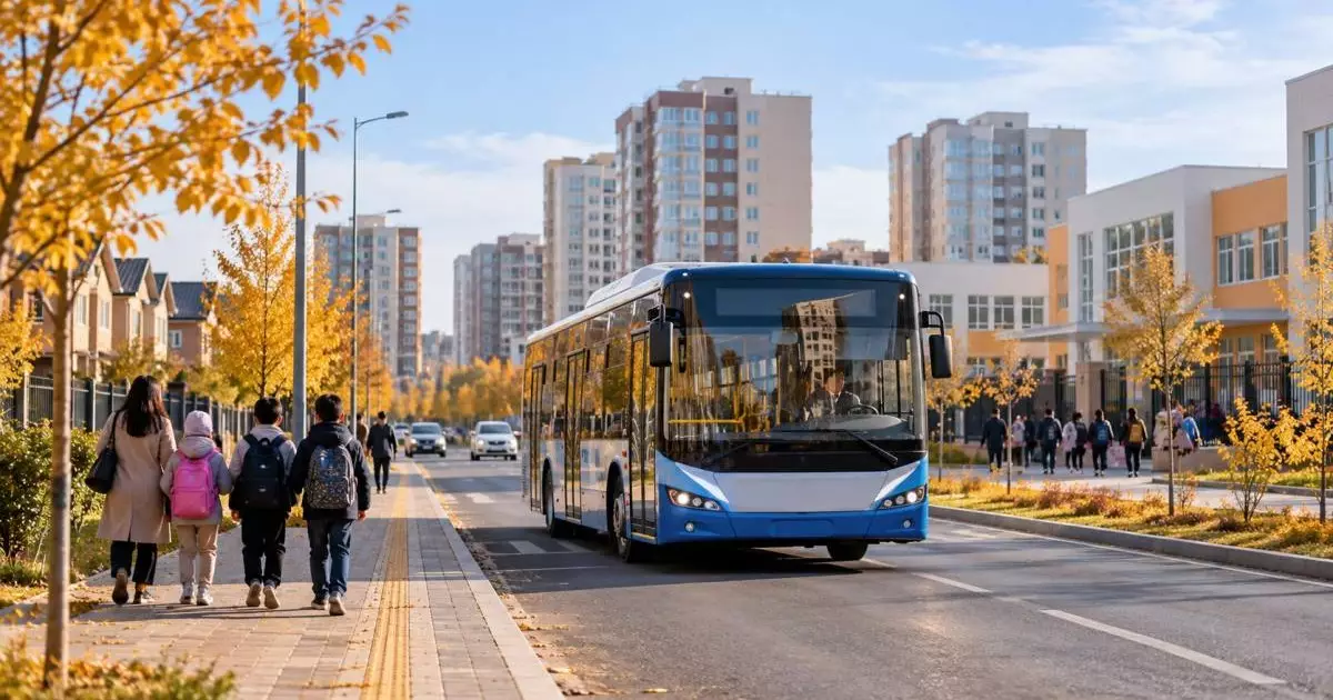  Жители Жасыл ел получат новый маршрут автобуса: что изменится с 10 октября 