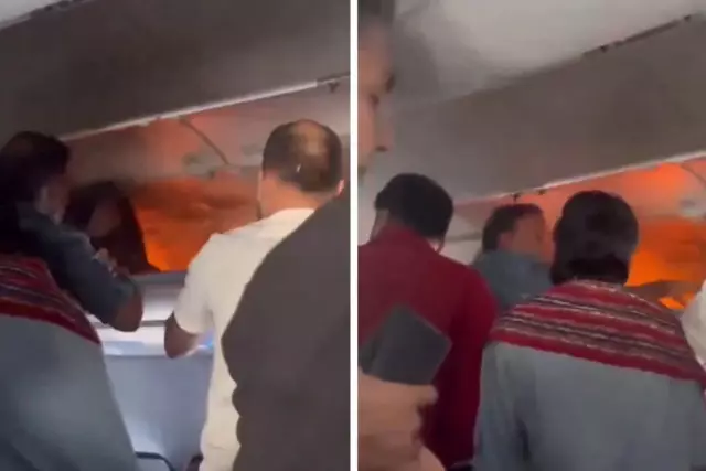 Ұшақ салонында пауэрбанк өртеніп, әуе кемесі шұғыл қонуға мәжбүр болды