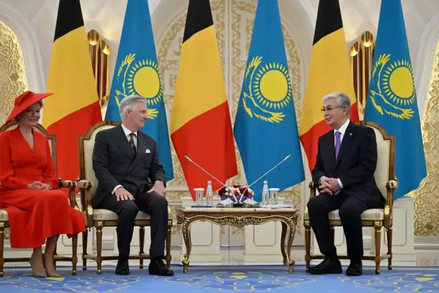 Президент Бельгиялықтар Королімен және Патшайымымен шағын құрамда келіссөз жүргізді
