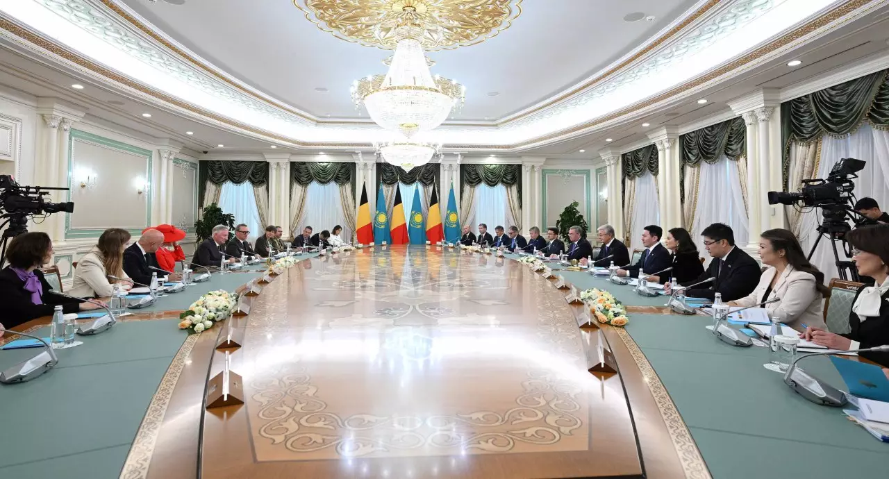 Қасым-Жомарт Тоқаев Бельгиялықтар Королімен және Патшайымымен кеңейтілген құрамда келіссөз жүргізді