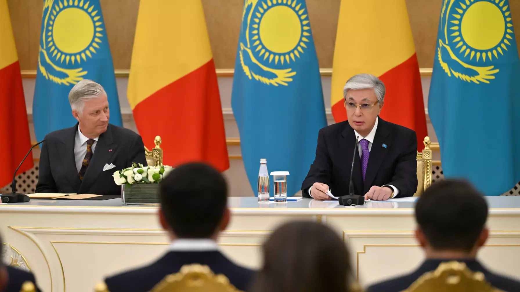 Тоқаев пен Король Филипп БАҚ өкілдеріне арналған брифинг өткізді