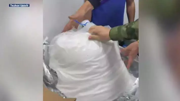 В Ташкенте задержали двух человек при получении почти 25 кг прегабалина из Китая