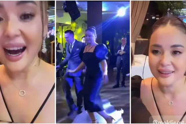 Мөлдір Мұқановаға тойда қымбат әшекей сыйлады