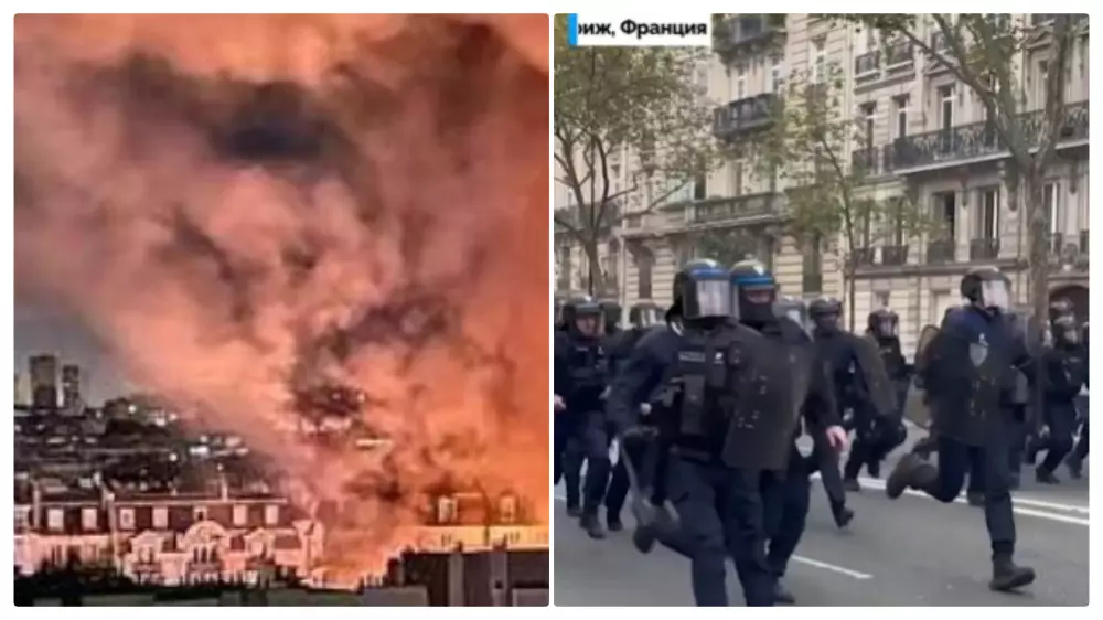 Протесты, пожары и хакерские атаки на супермаркеты: Франция переживает один кризис за другим