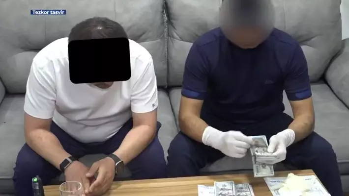 В Ташкентской области задержали замхокима при получении 25 тыс. долларов
