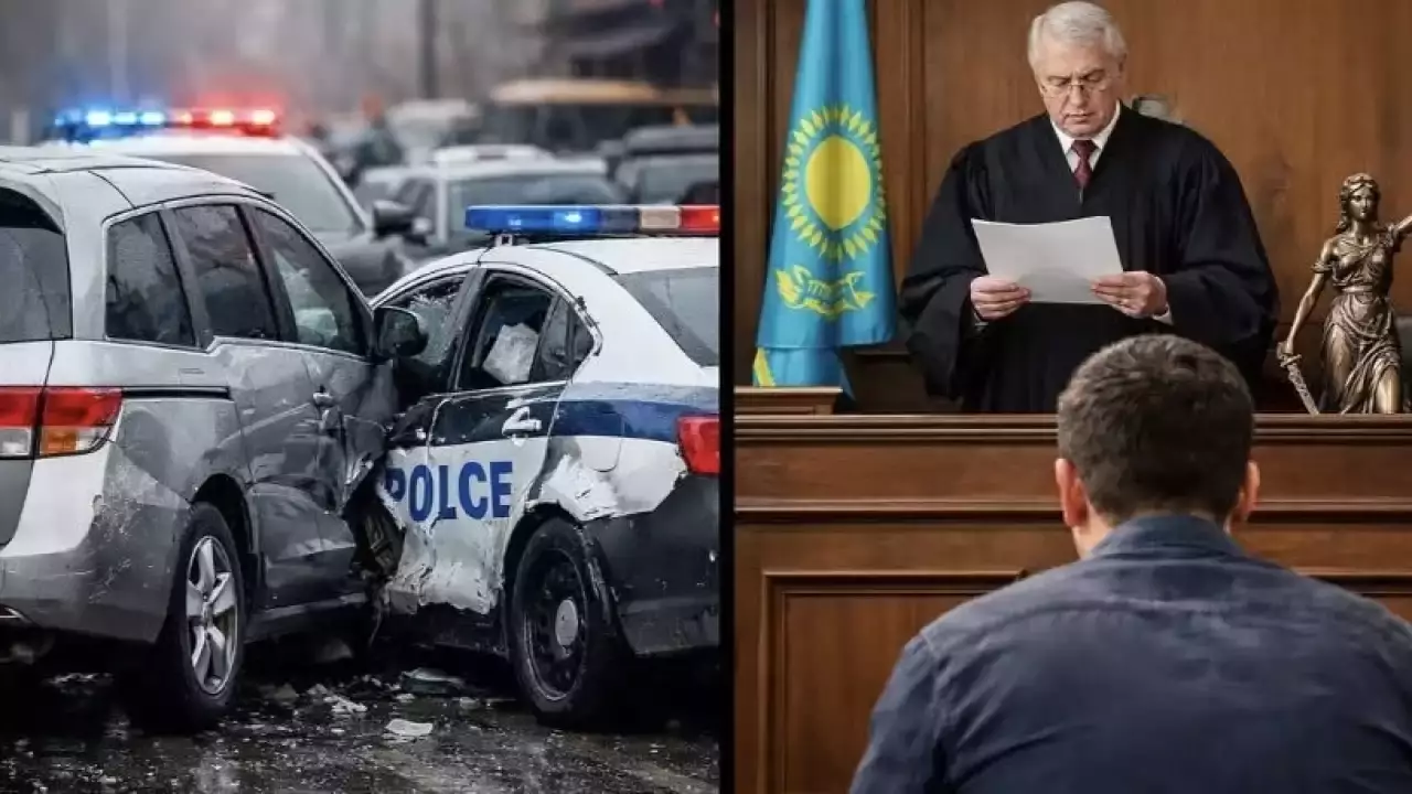 Мас күйінде қайта рөлге отырған жүргізуші 1 жыл 9 айға сотталды