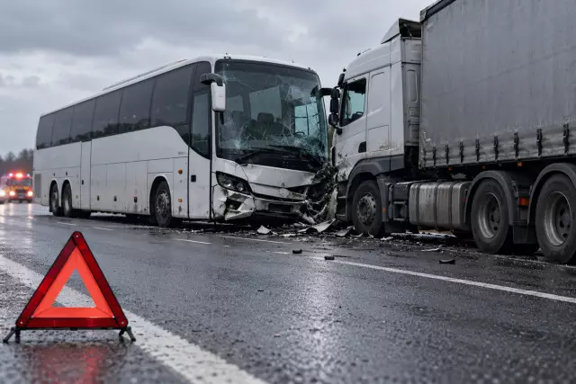Автобус жүк көлігіне соғылды: 11 адам қаза тапты