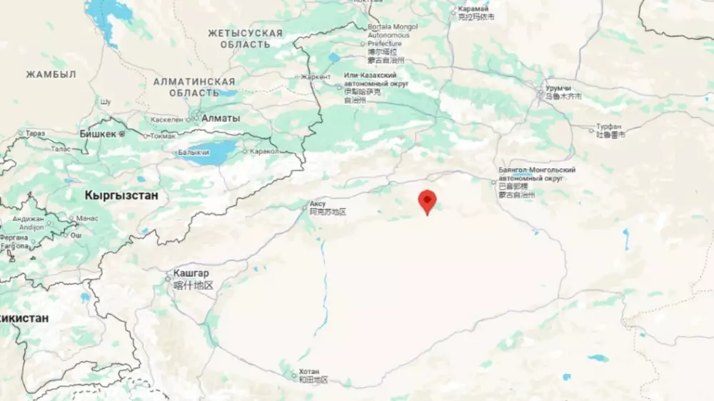 Казахстанские сейсмологи зафиксировали землетрясение в Китае