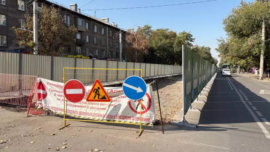 LRT-ға байланысты: Алматыда екі көшеде қозғалыс уақытша шектеледі
