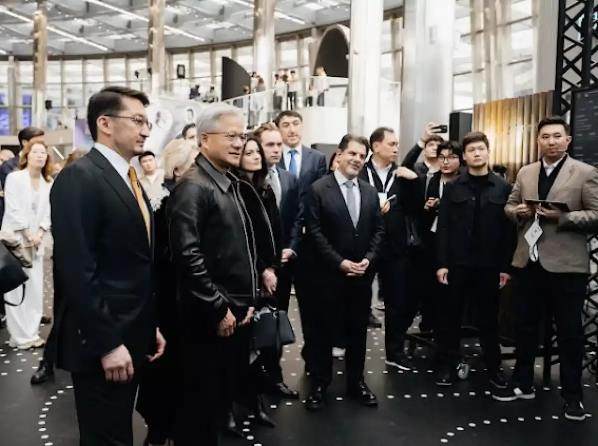 NVIDIA басшысы Дженсен Хуанг Астанада болды