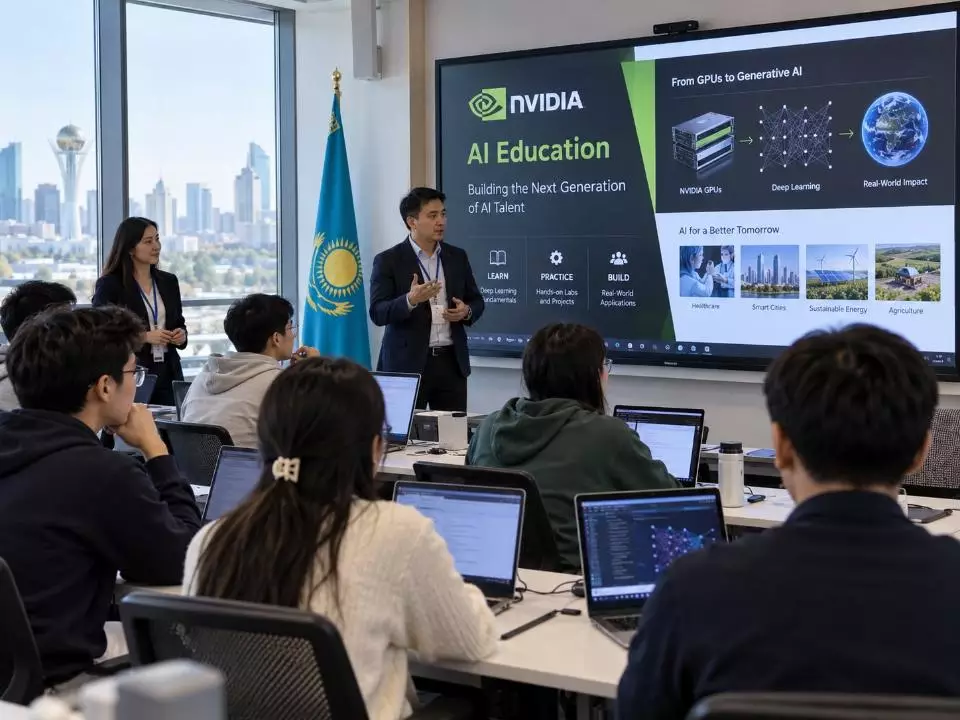 NVIDIA Physical AI Hub: корпорация Дженсена Хуанга создаст региональный центр в Казахстане