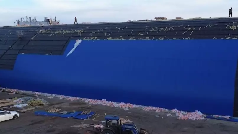 Петропавлда футбол манежінің шатырынан құлаған 24 жастағы жұмысшы көз жұмды
