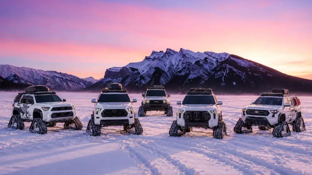 Toyota поставила на гусеницы пять внедорожников и пикапов