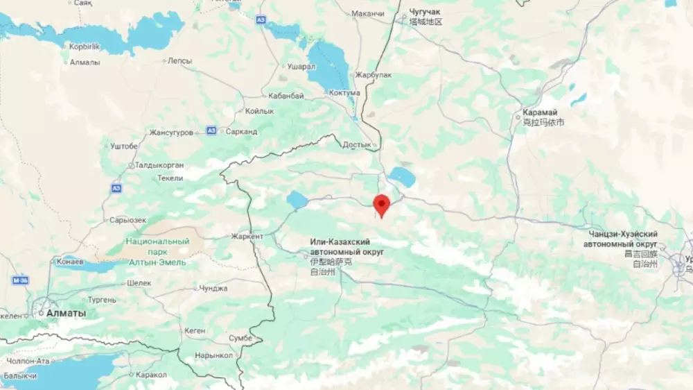 Қытайда Қазақстан шекарасына жақын маңда жер сілкінісі болды