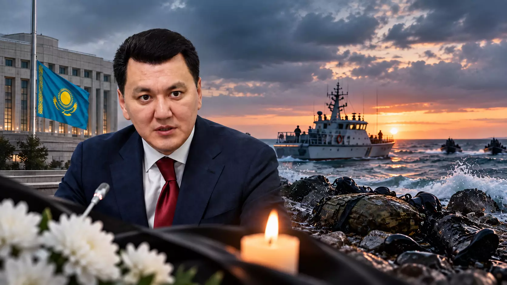 Каспийдегі трагедия: Ерлан Қарин 14 сарбаздың қазасына қатысты тергеу барысын баяндады