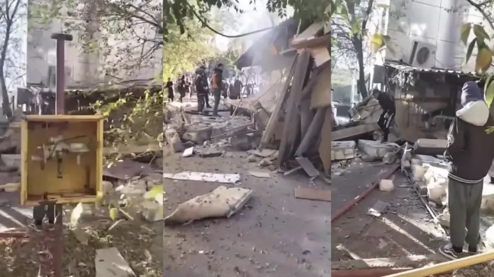 Атырауда қазандық жарылды: оқиға орнында түсірілген видео
