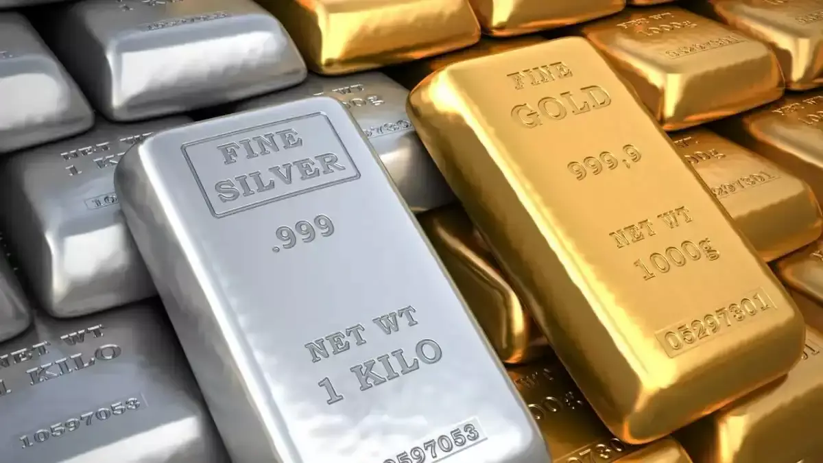 ⁠Алтын мен күмістің құны төмендеді
