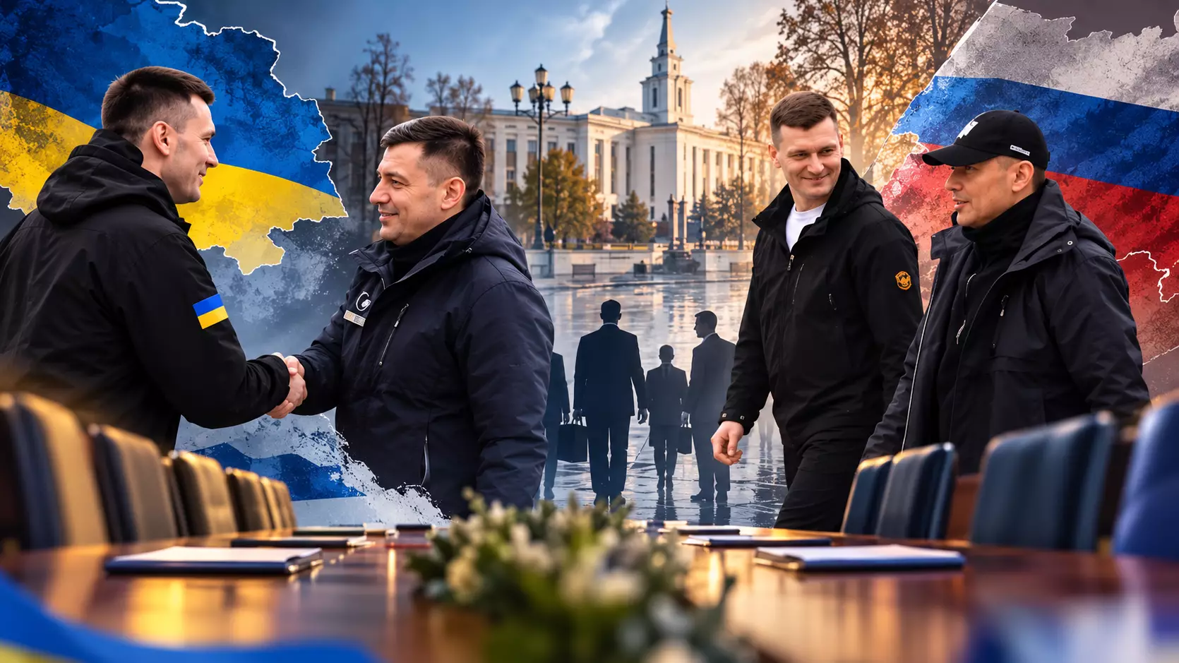 «Қол алысты»: Ресей мен Украина өкілдері алғаш рет жабық кездесу өткізді (ВИДЕО)