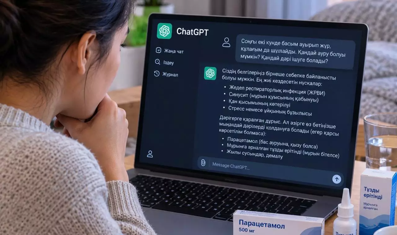 Алматылық дәрігер ChatGPT-мен «емделудің» қауіпті екенін айтты
